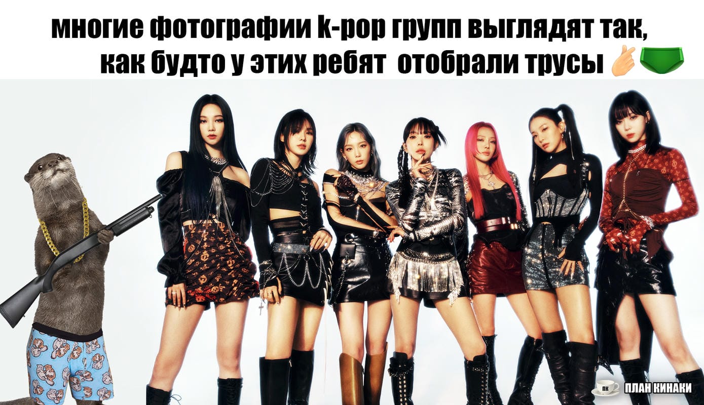 План Кинаки - мемы про выдр и других животных