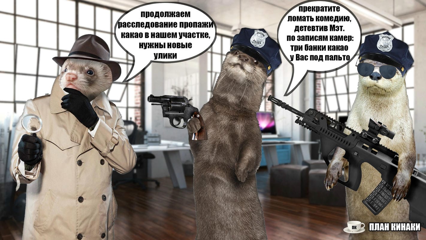 План Кинаки - мемы про выдр и других животных